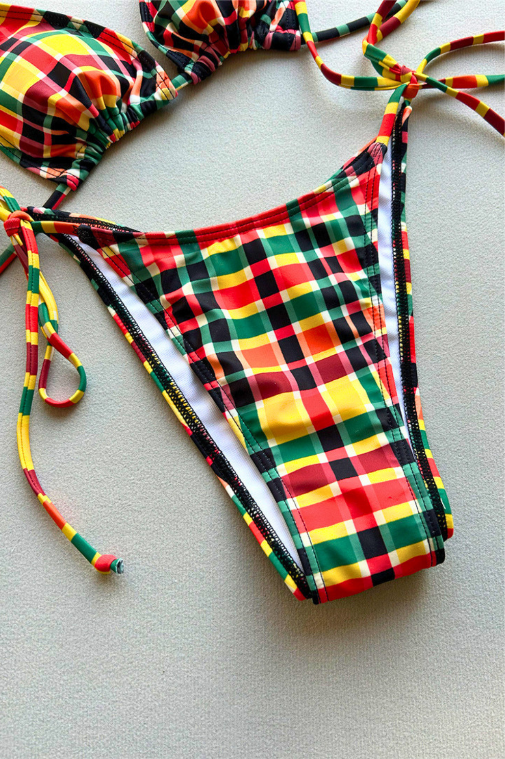 Bikini imprimé madras