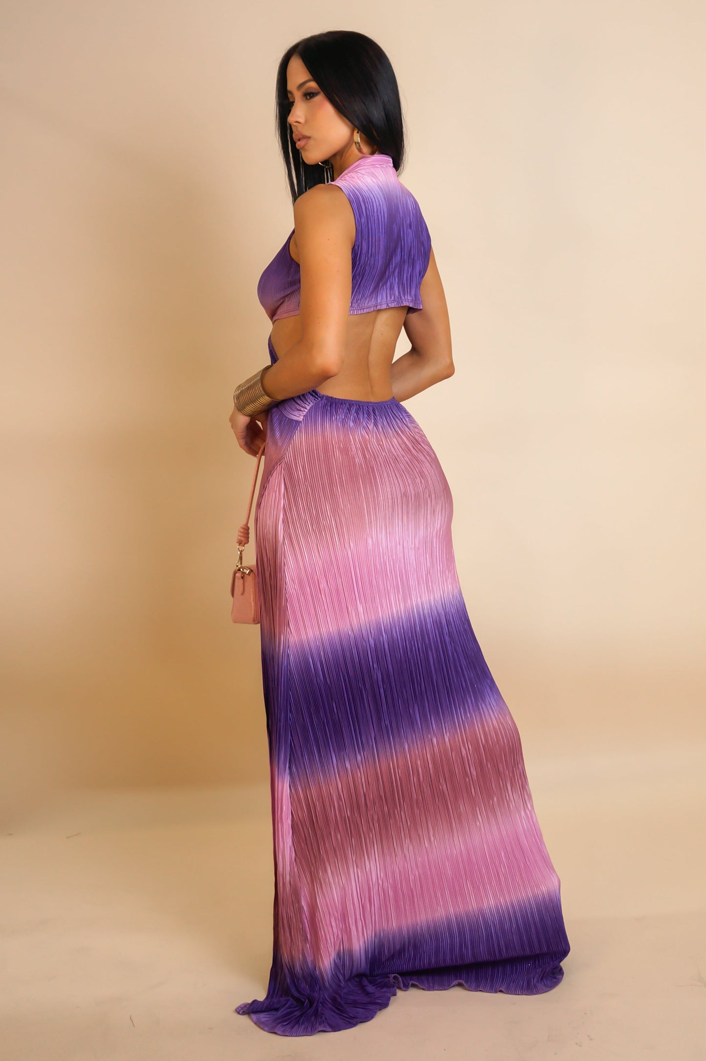 PRISCA | Robe longue dégradée