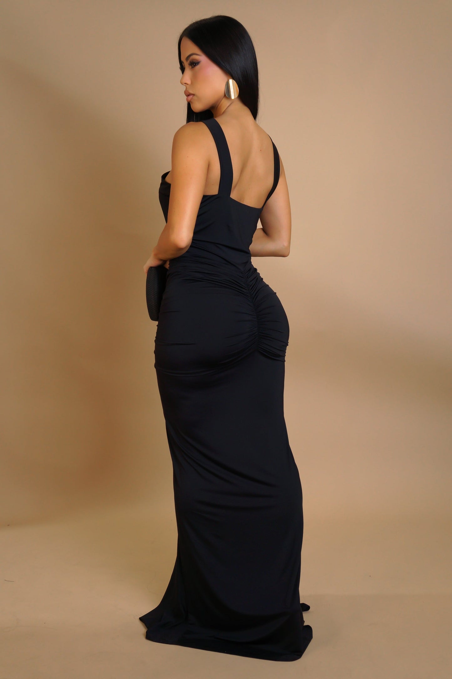 ISALYS | Robe longue drapée