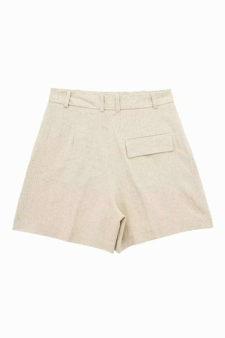 Short taille haute à pince