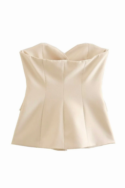 Haut bustier tailleur