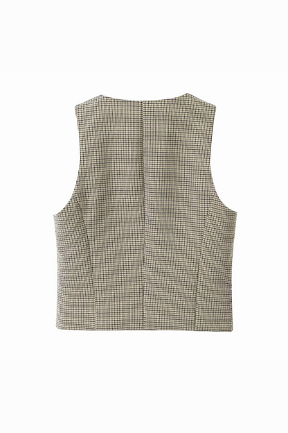 Gilet de costume ajusté