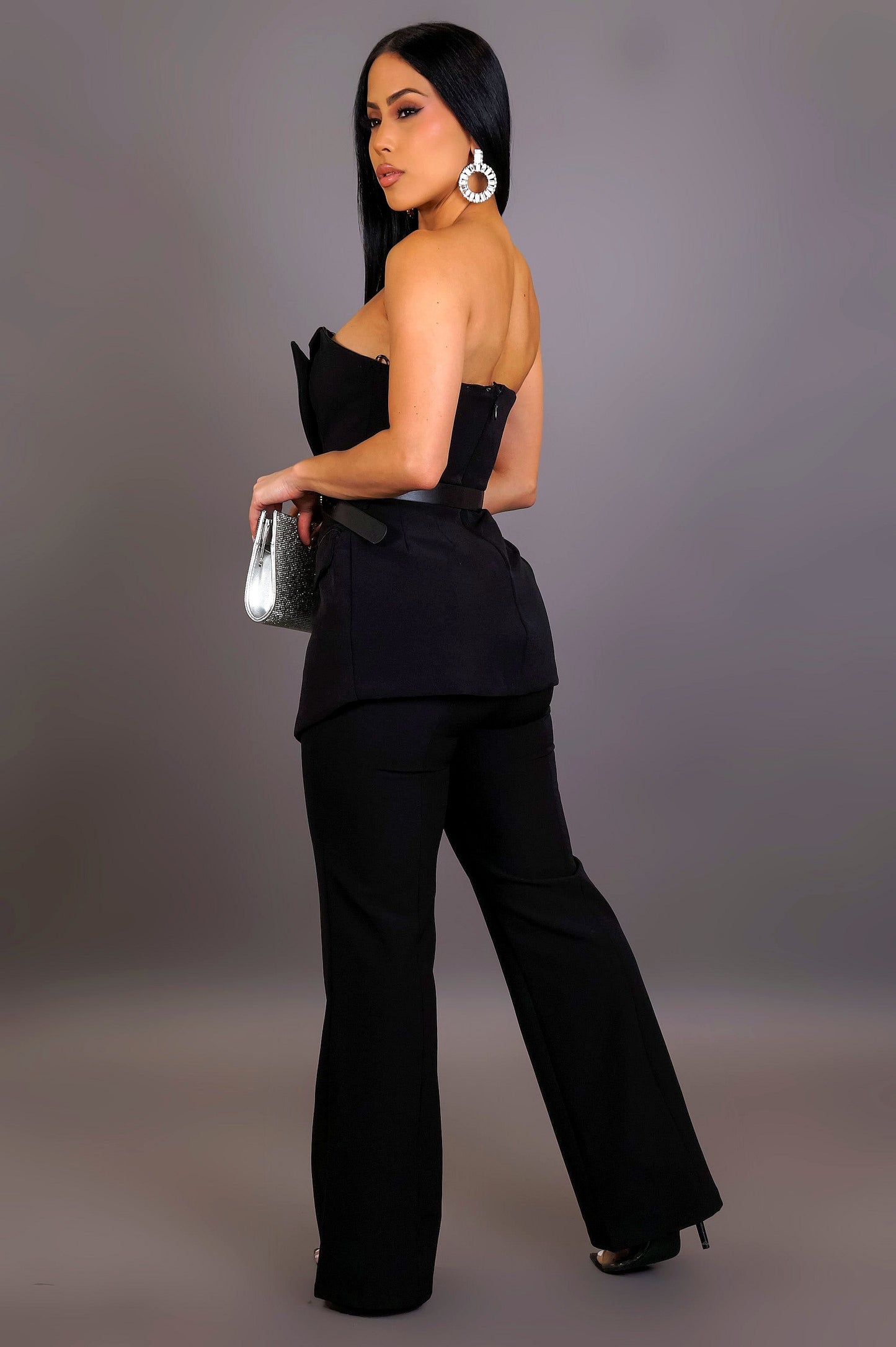 Ensemble tailleur avec haut bustier structuré Yanisssa