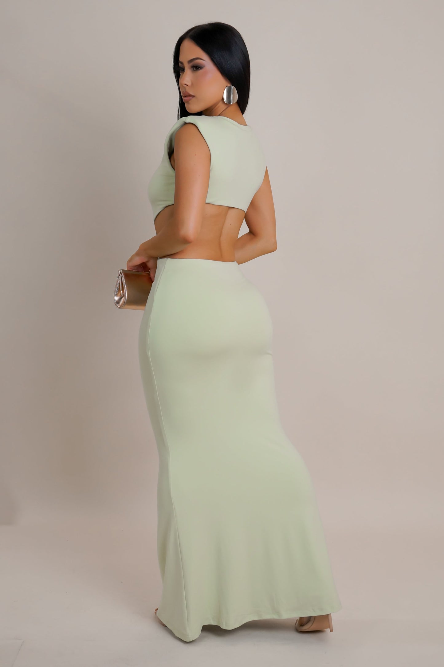 Robe longue ouverte Pamela