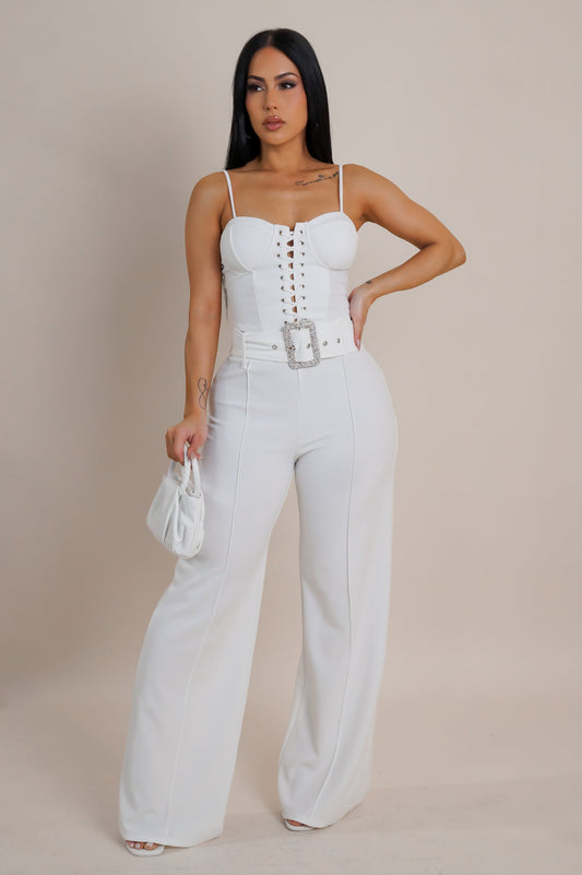 Ensemble pantalon et haut court Kayli