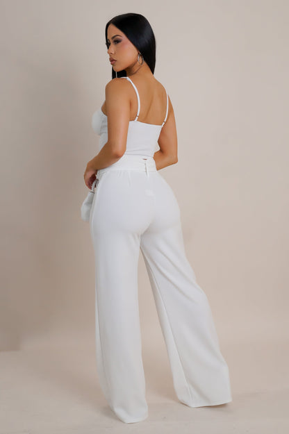 Ensemble pantalon et haut court Kayli