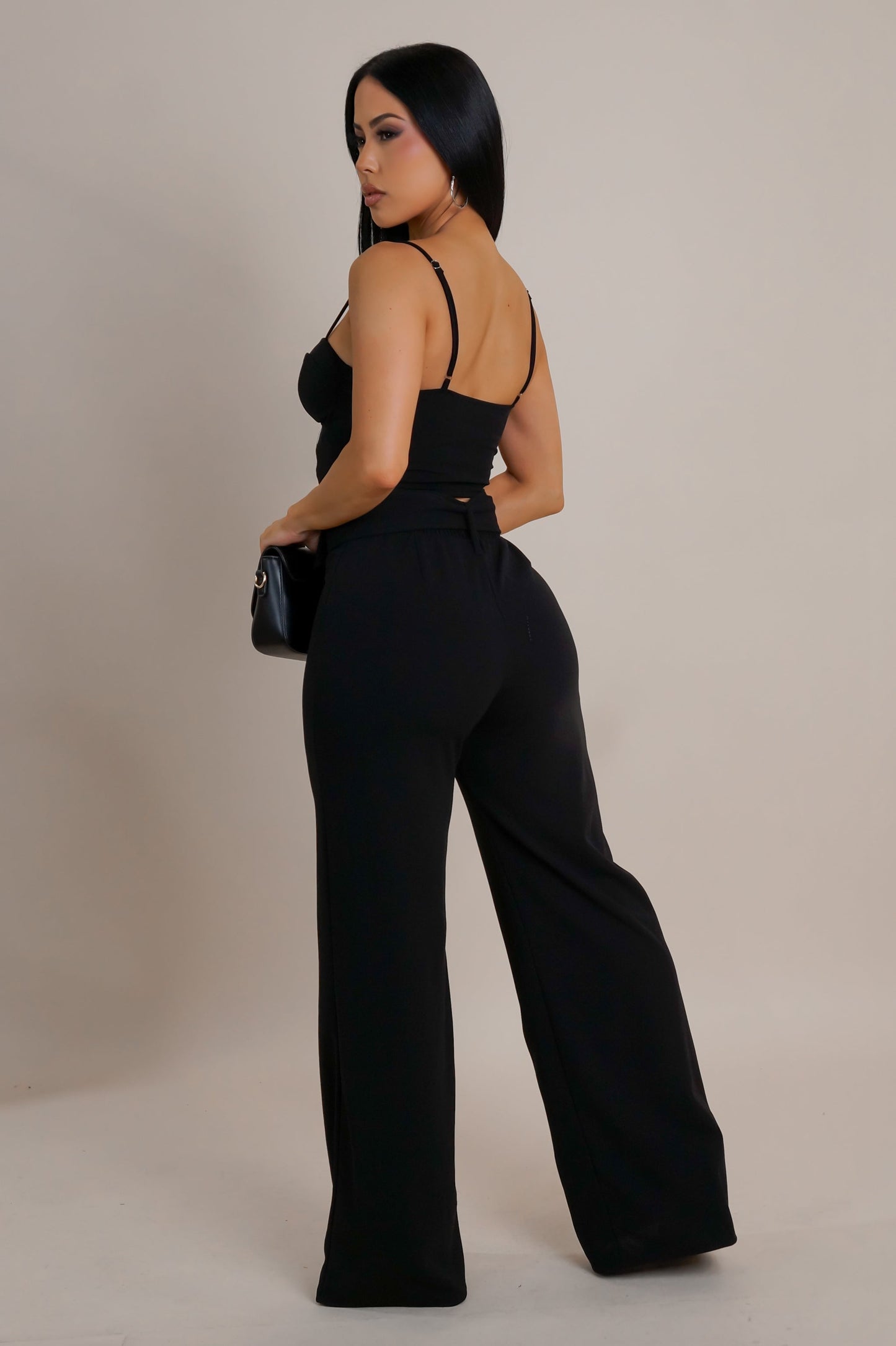 Ensemble pantalon et haut court Kayli