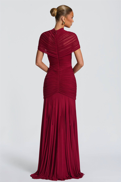 MÉLIZ | Robe longue Drapé avec ouverture cut out