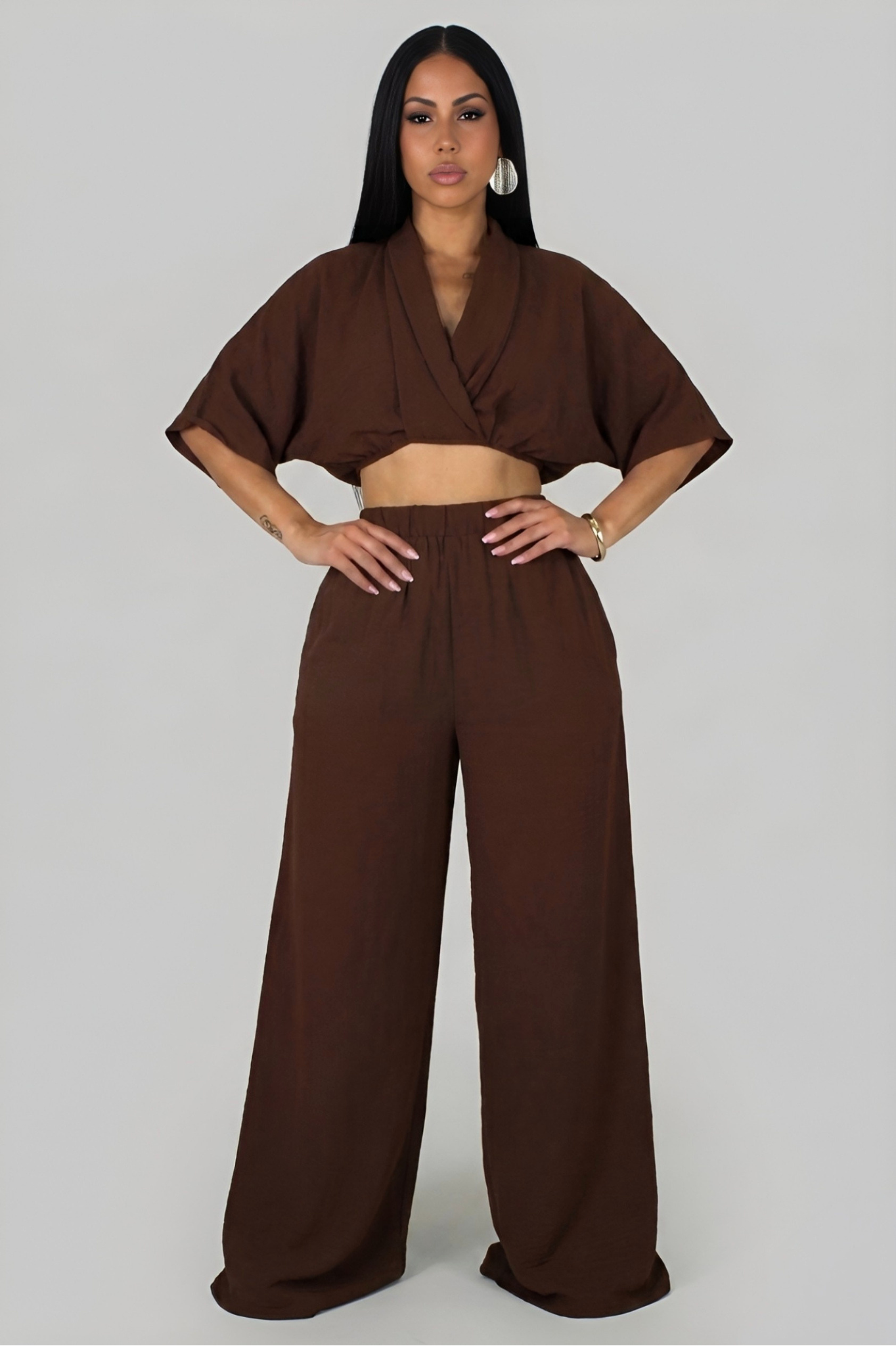 CARMELA | Ensemble pantalon fluide