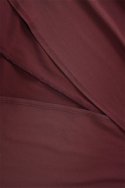 Robe longue décolleté plongeant