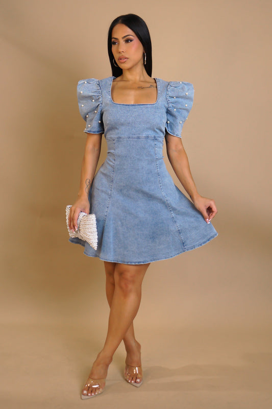 FLORENCE 75% COTON | Robe courte trapèze