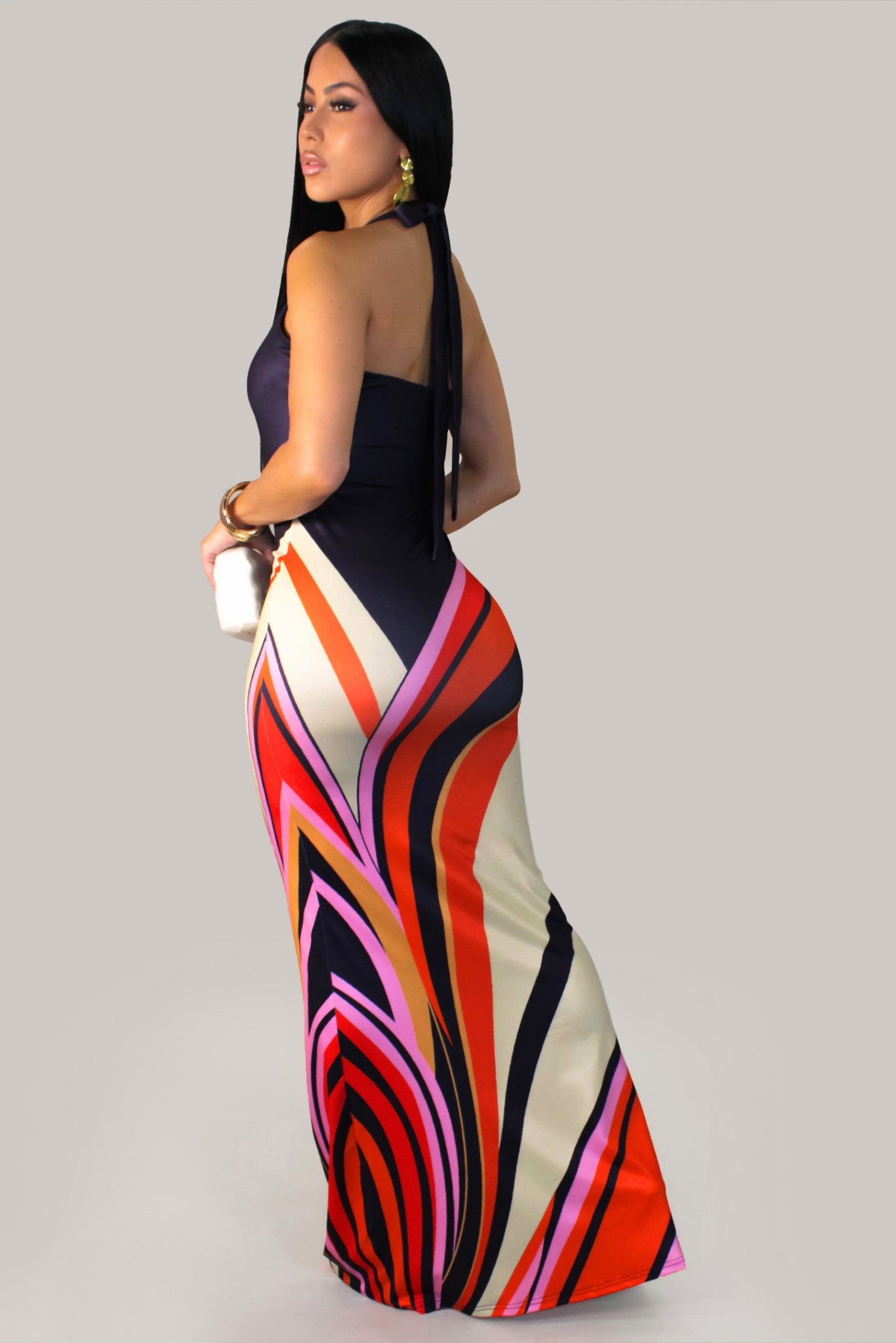 GÉLY | Robe longue dos nu