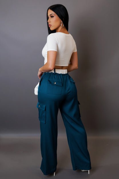 Pantalon cargo Naïma