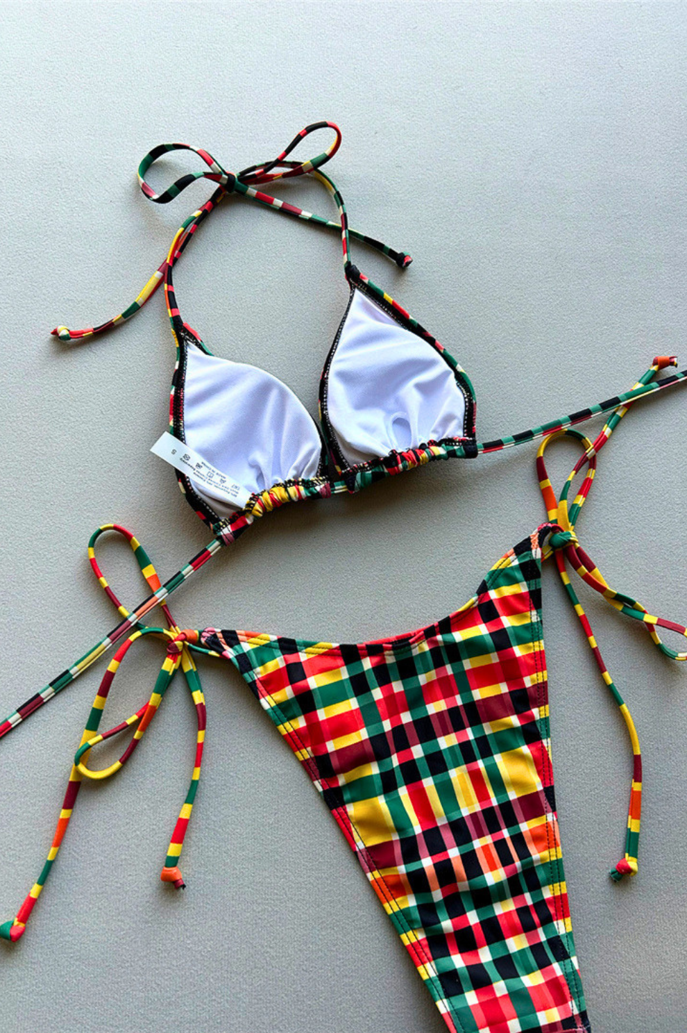 Bikini imprimé madras
