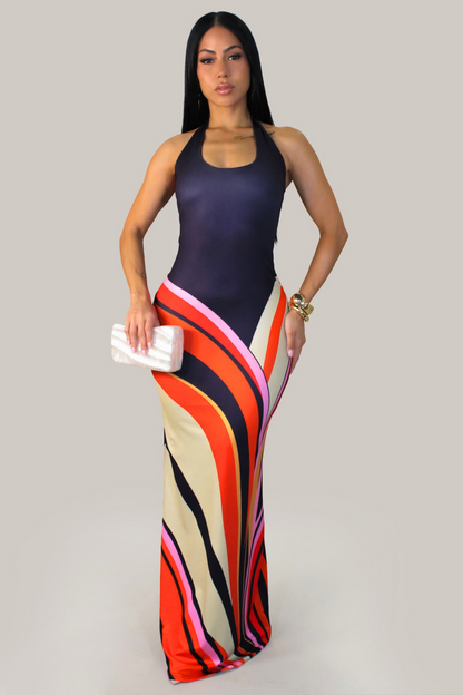 GÉLY | Robe longue dos nu