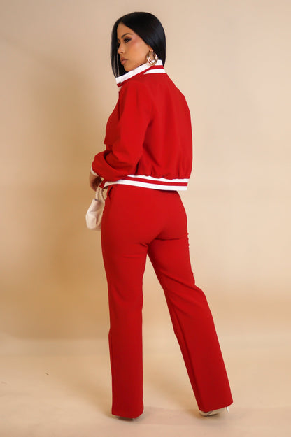 VANINA | Ensemble pantalon blouson