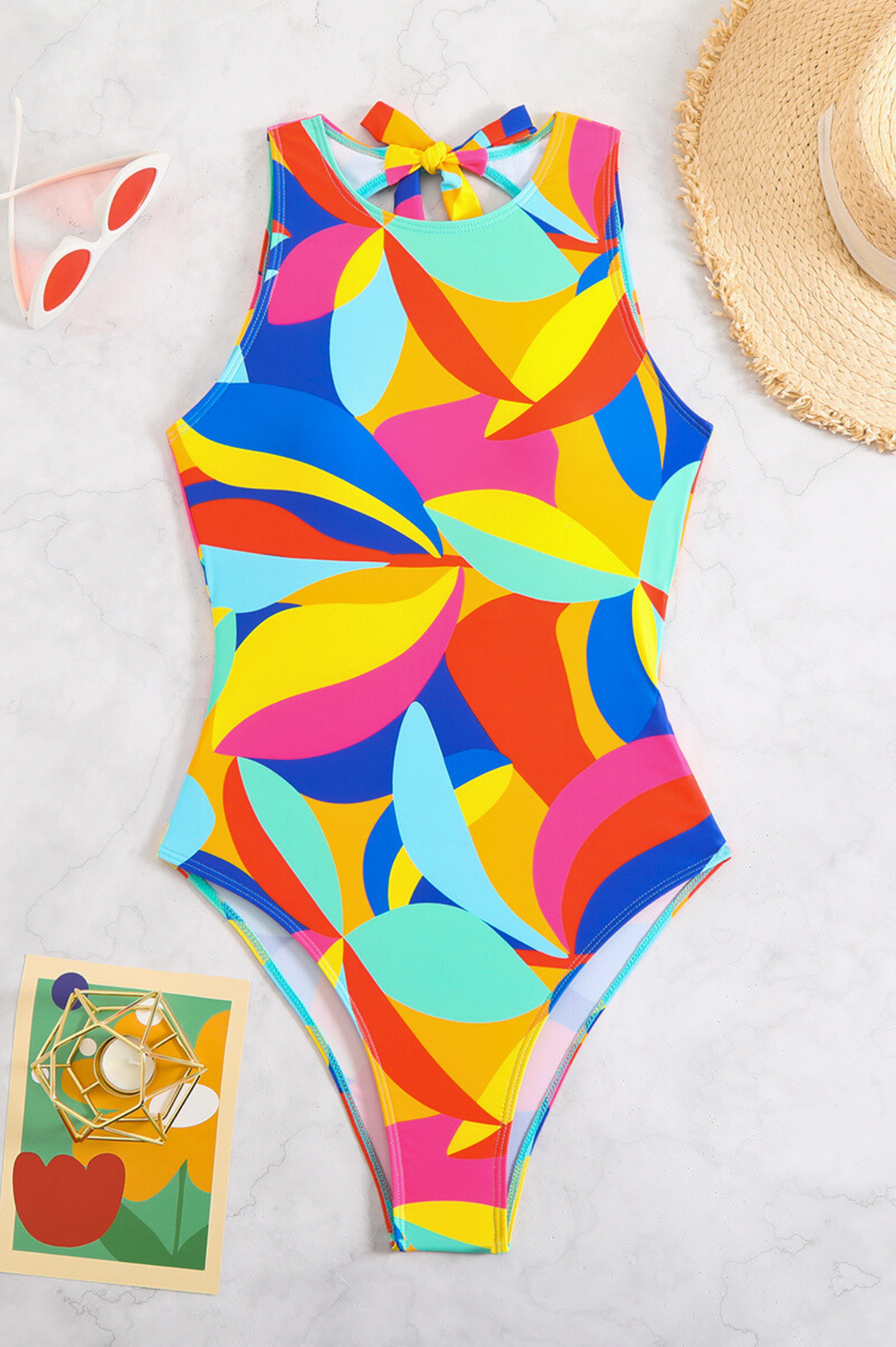 Maillot de bain une pièce dos nu