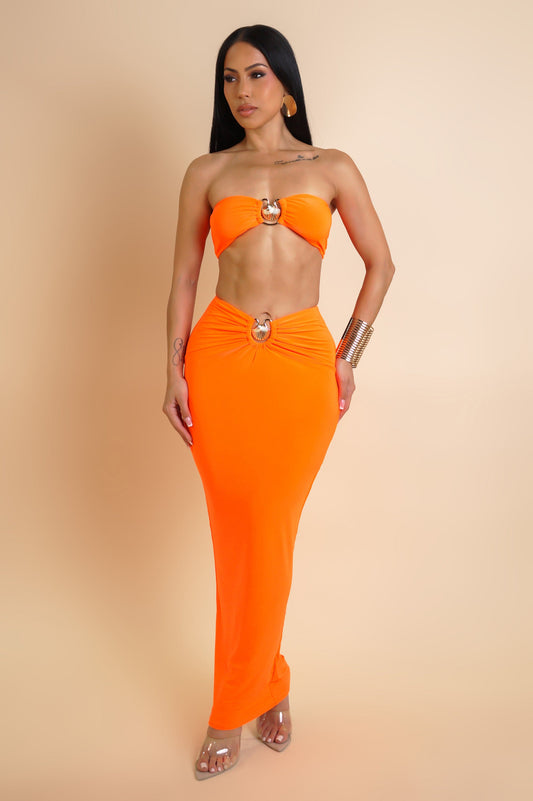 MARTIKA | Ensemble jupe longue