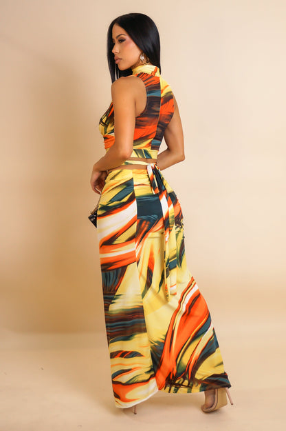 MÉLANIE | Ensemble jupe et haut court