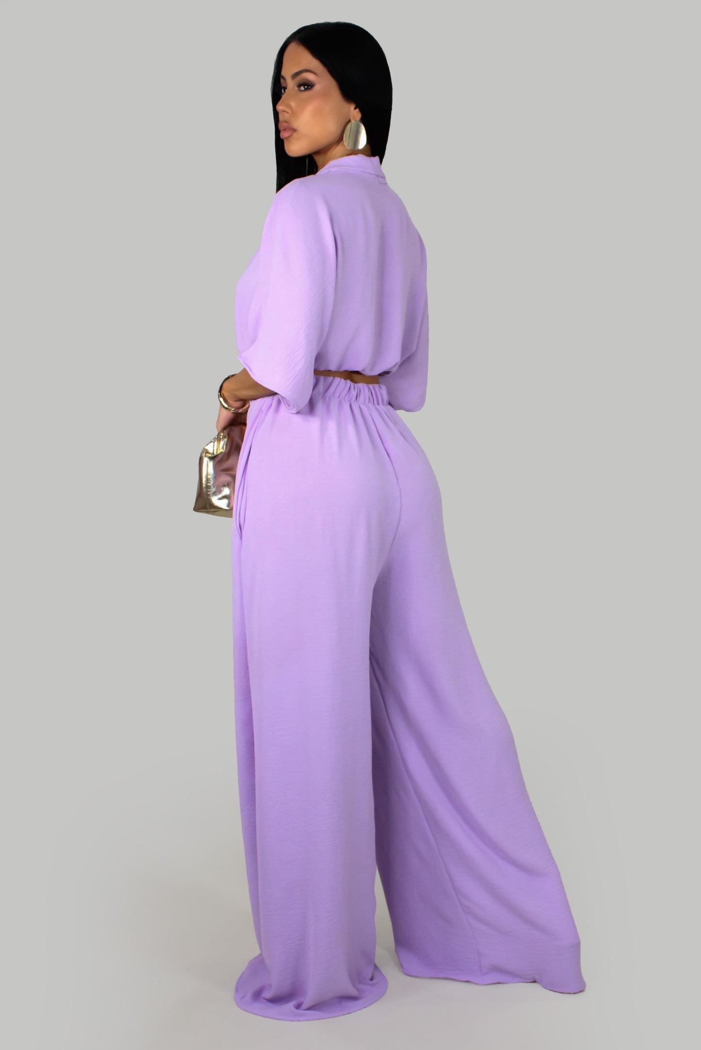 CARMELA | Ensemble pantalon fluide