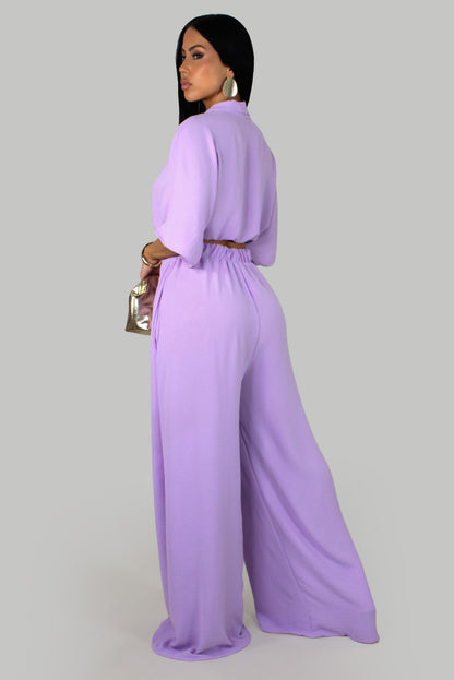 CARMELA | Ensemble pantalon fluide