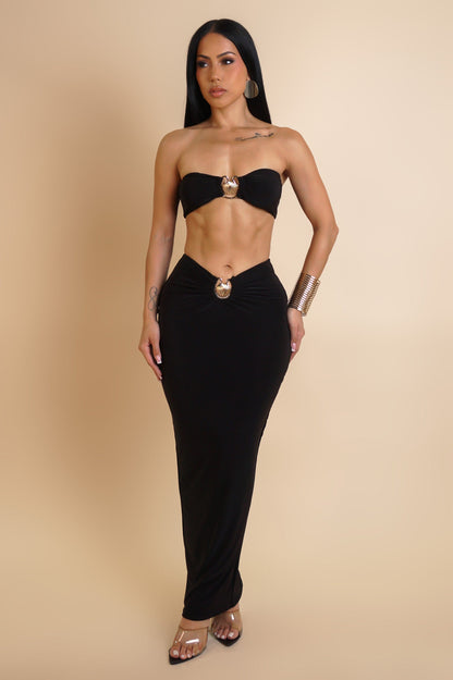 MARTIKA | Ensemble jupe longue