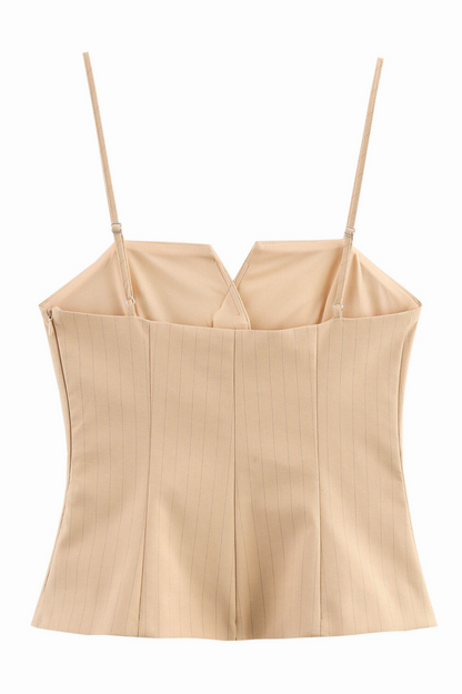 Haut de tailleur à rayures