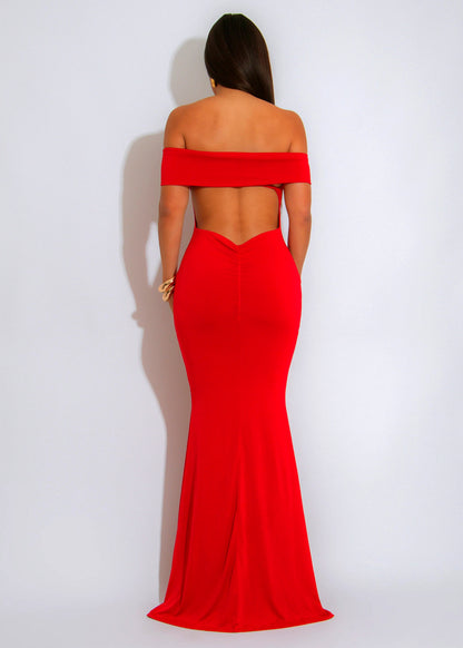 ELYSHA | Robe fourreau avec épaule dénudée