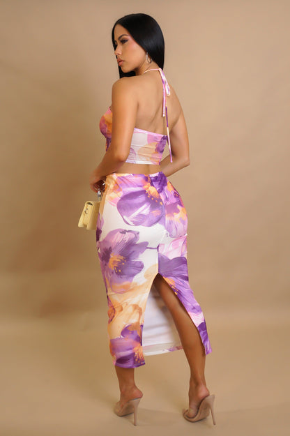 DELIA | Ensemble Jupe Florale