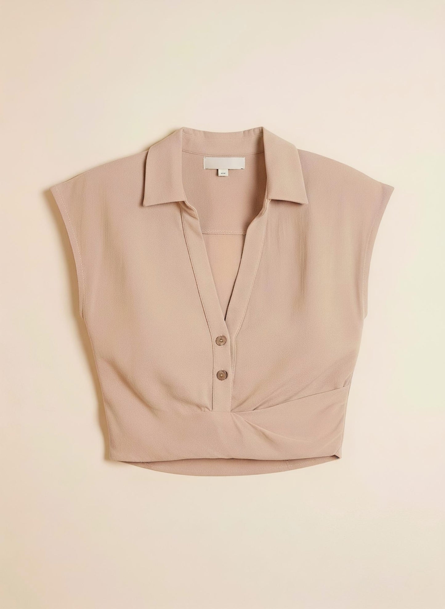 KLARISSA 100% COTON | Chemisier court croisé