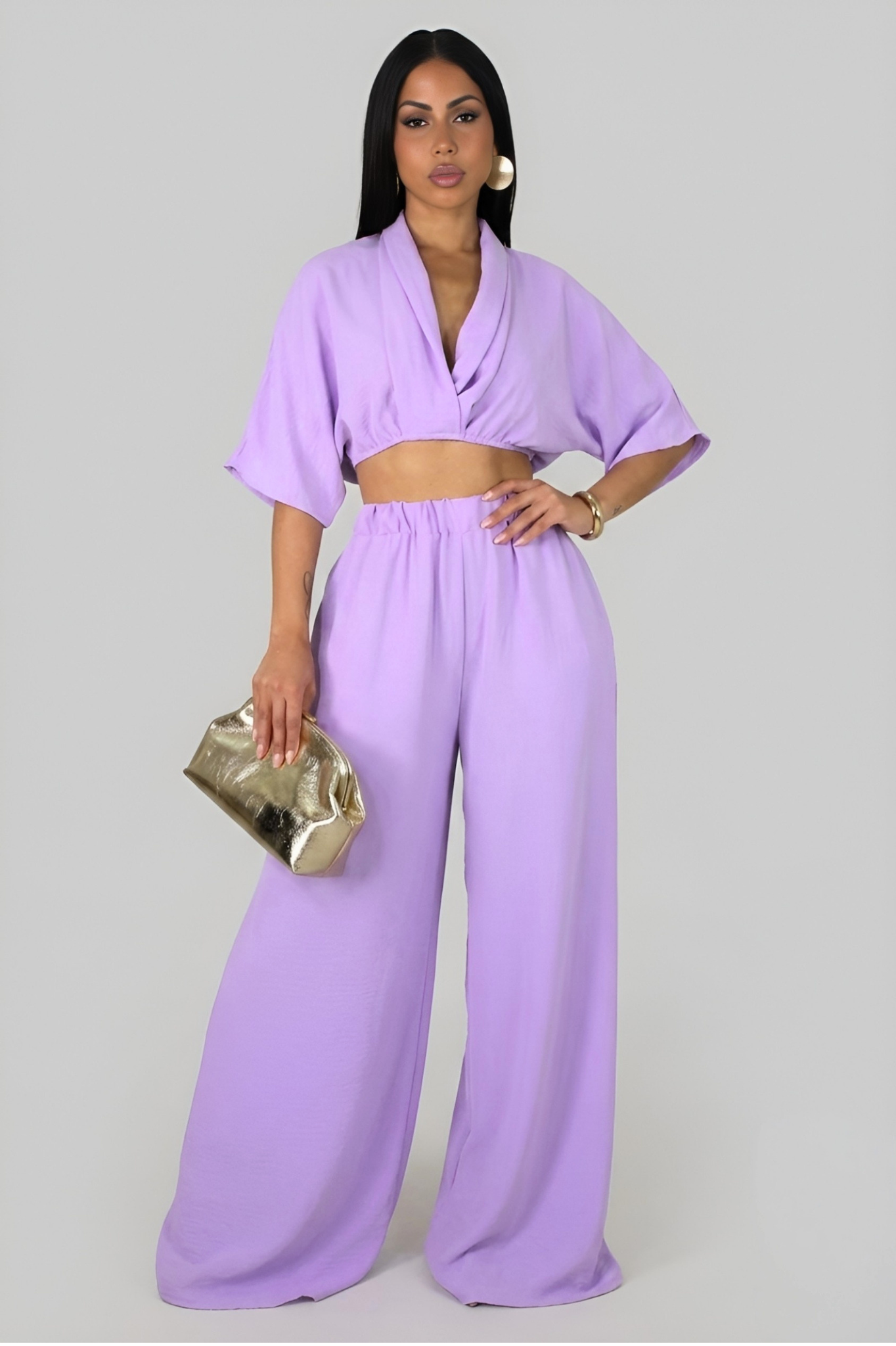 CARMELA | Ensemble pantalon fluide