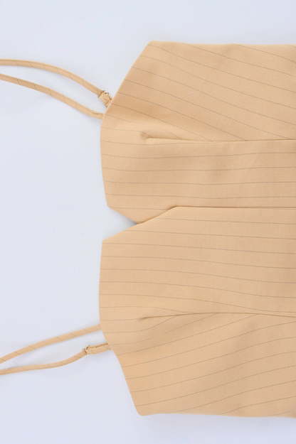 Haut de tailleur à rayures