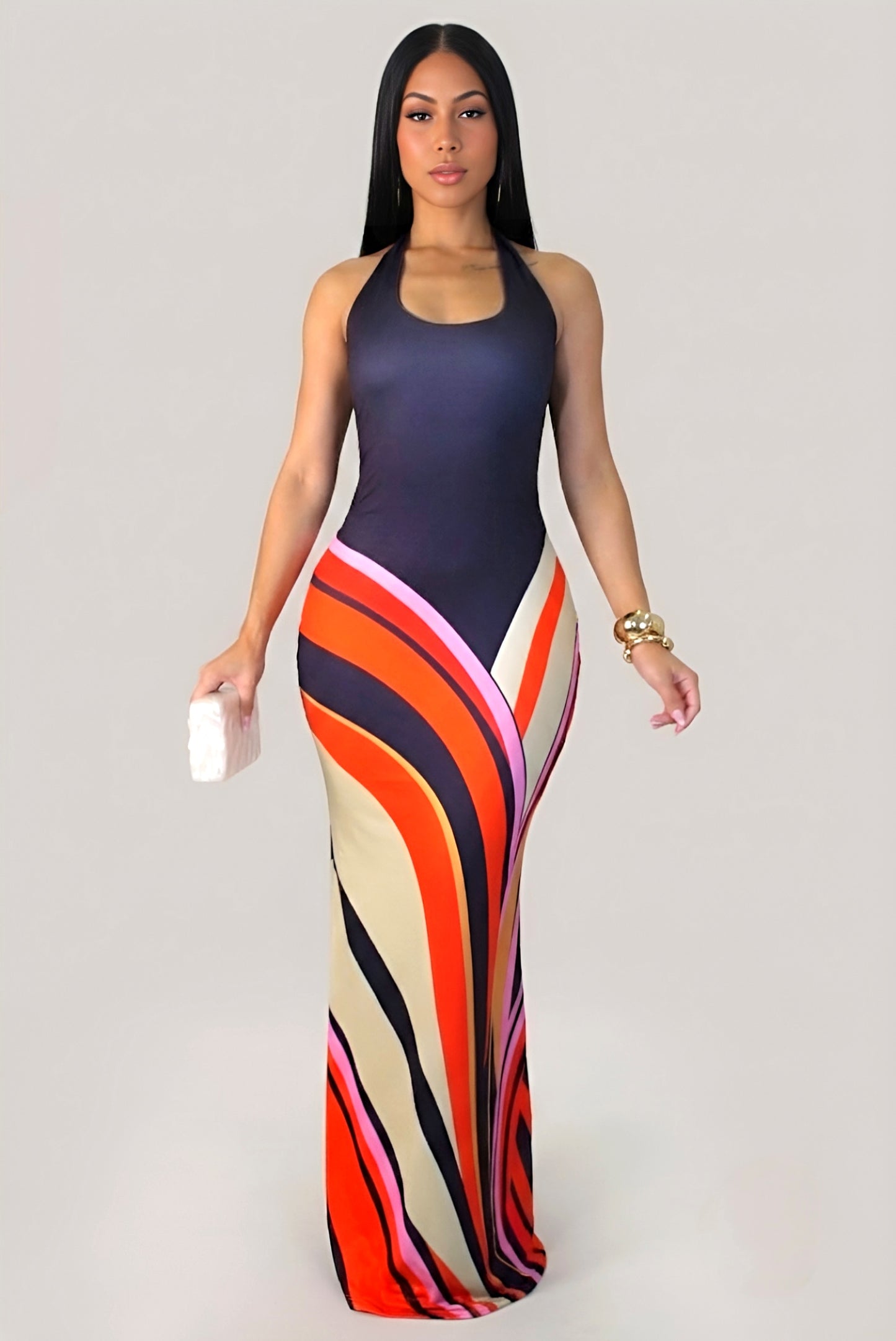 GÉLY | Robe longue dos nu