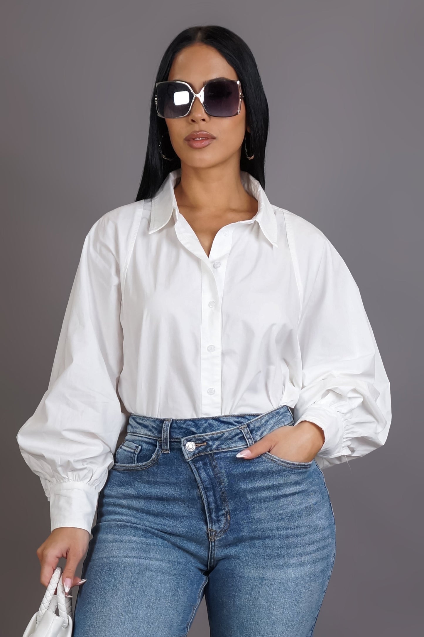 Chemise oversize en coton Sana - 100% COTON