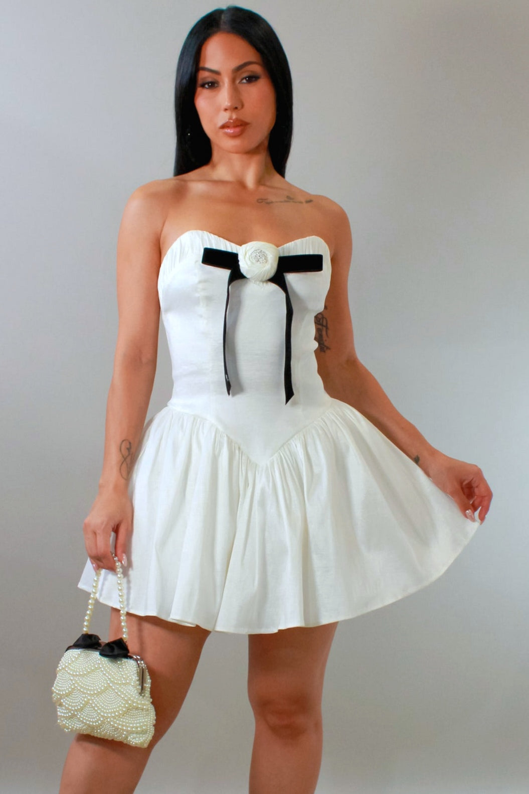 ILARIA | Robe courte vintage