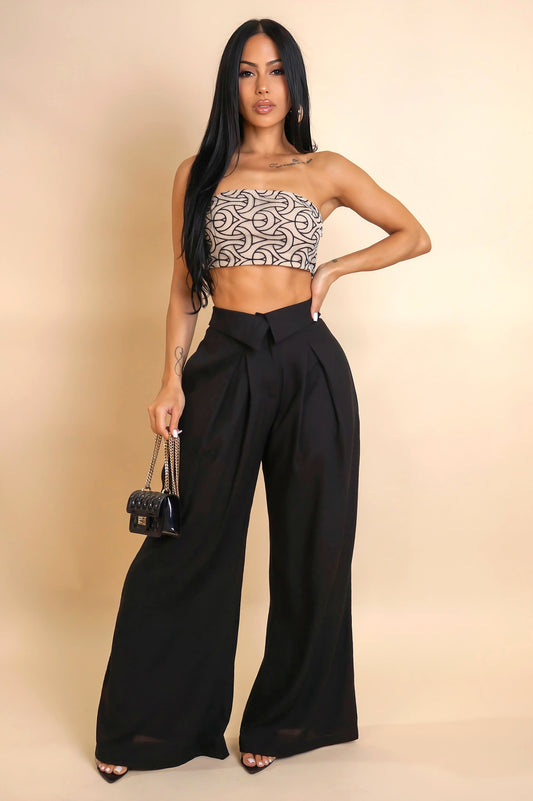 CAMILLE | Ensemble pantalon et haut court