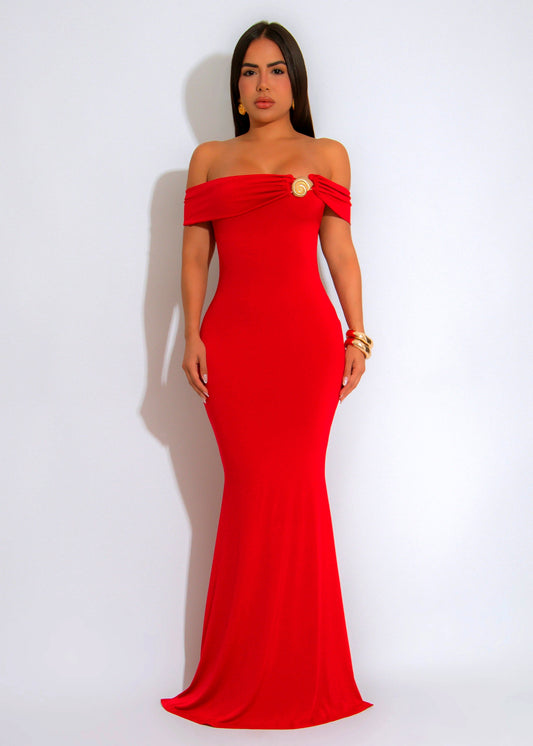 ELYSHA | Robe fourreau avec épaule dénudée