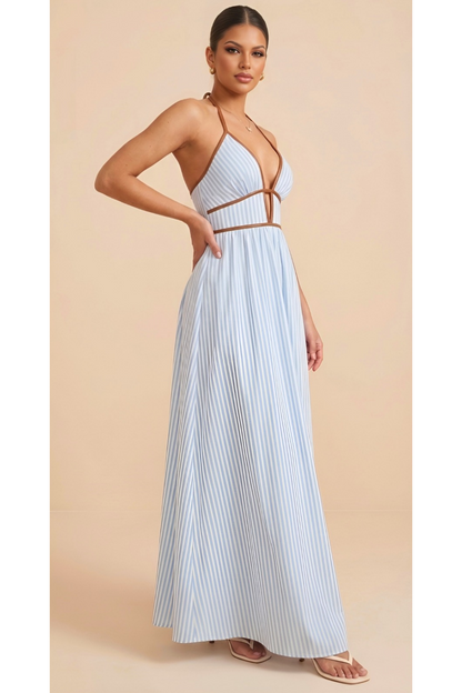MADY | Robe longue à rayures