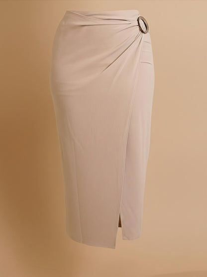 KLARISSA 100% COTON | Jupe longue portefeuille