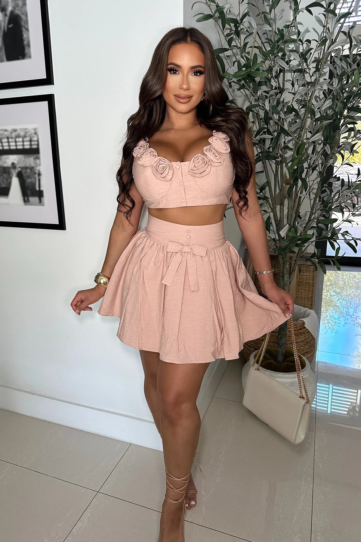 KAYMI | Ensemble jupe trapèze.