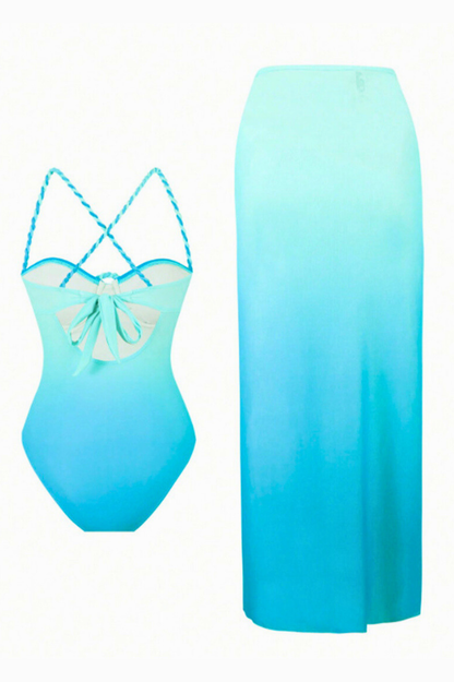 Maillot de bain une pièce & paréo